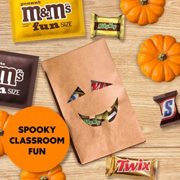 M&M'S, Snickers, Twix & Milky Way Assorted Milk Chocolate Fun Size Trick or Treat Halloween Candy