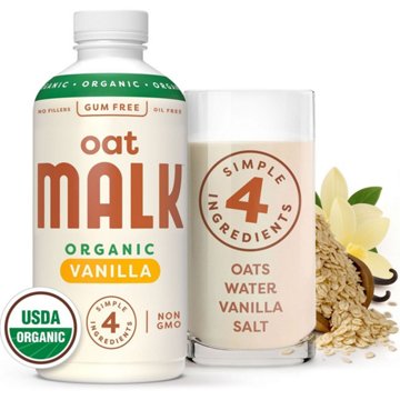 Malk Organic Oat Milk - Vanilla