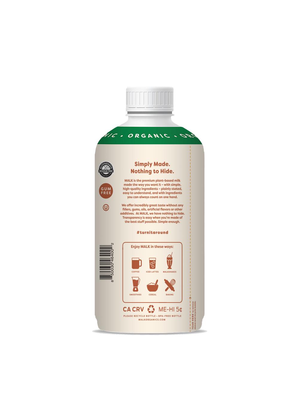 MALK Organic Oat Milk - Vanilla; image 3 of 3