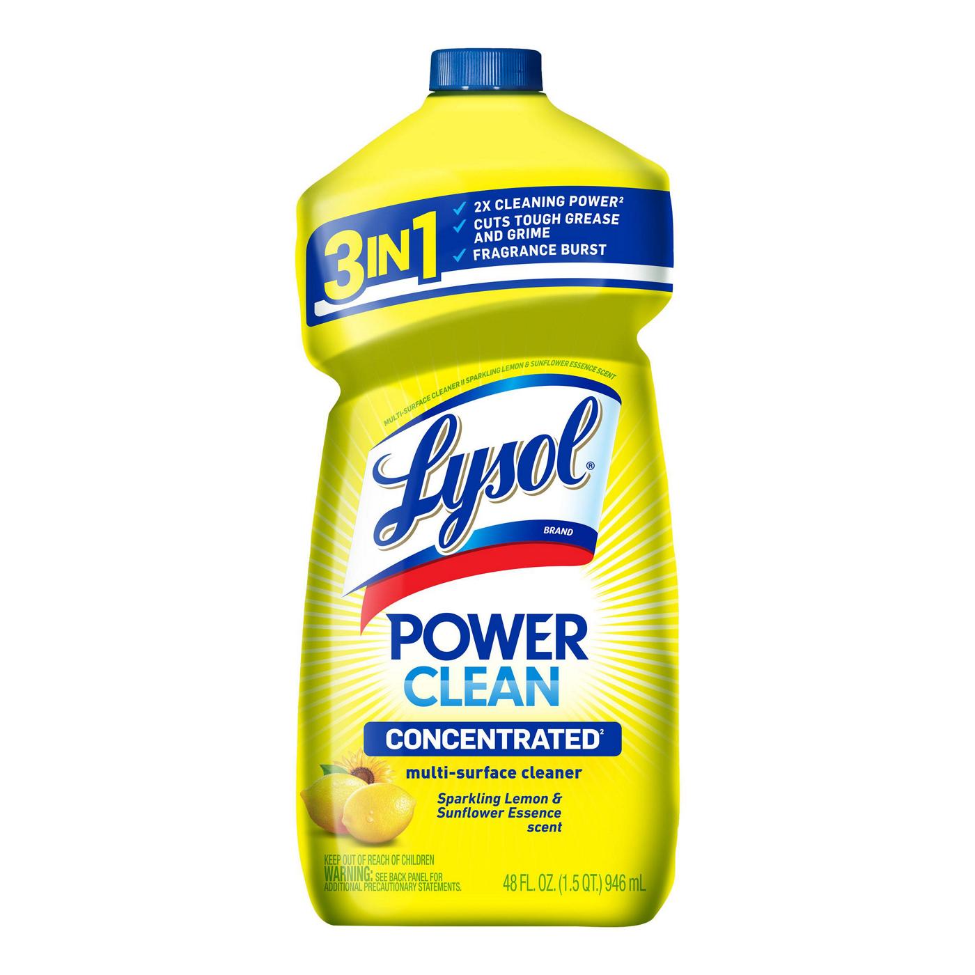 Lysol All Purpose Cleaner Pourable Multi Purpose Disinfectant - Lemon; image 1 of 7