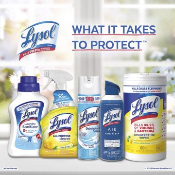 Lysol All Purpose Cleaner Pourable, Multi Purpose Disinfectant, Lemon