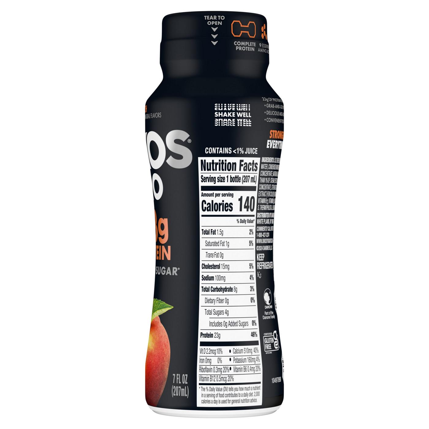 Oikos Pro 23g Protein Drink - Peach; image 6 of 9