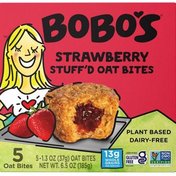 Bobo's Stuff'd Oat Bites - Strawberry, 5 ct