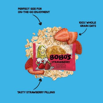 Bobo's Stuff'd Oat Bites - Strawberry, 5 ct