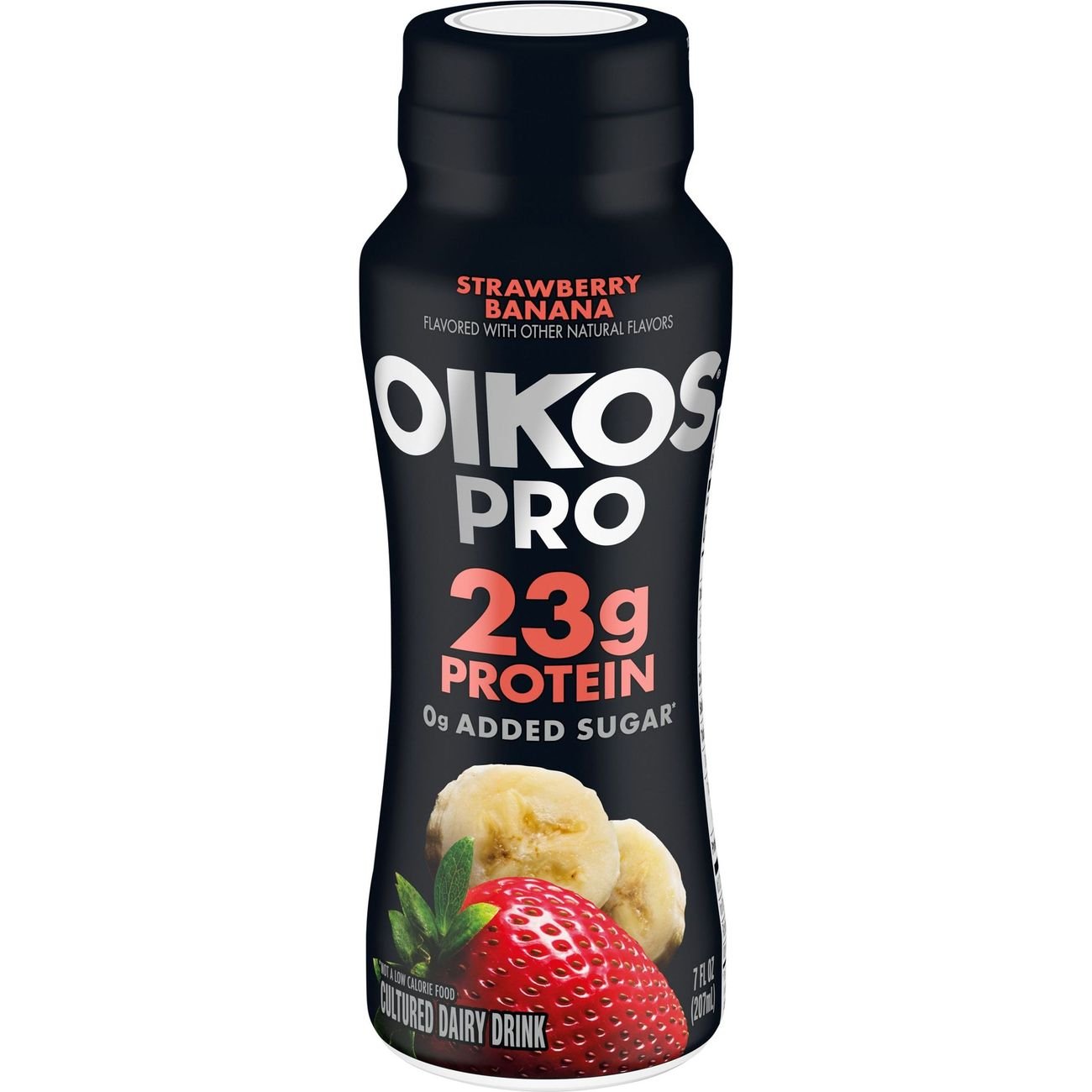 Oikos pro 23g protein drink strawberry banana shop yogurt at h e b