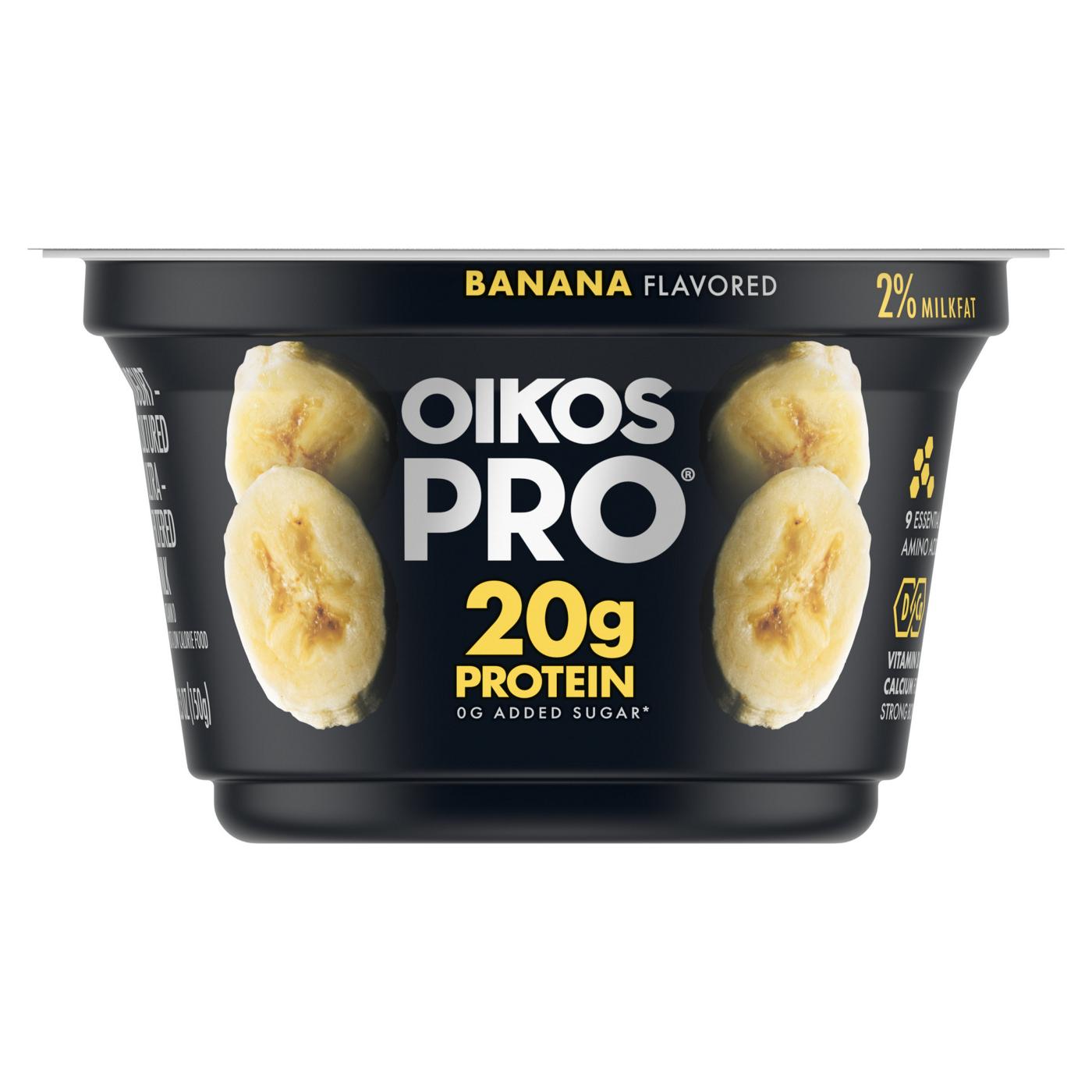 Oikos Pro 20g Protein Greek Yogurt -  Banana; image 2 of 2