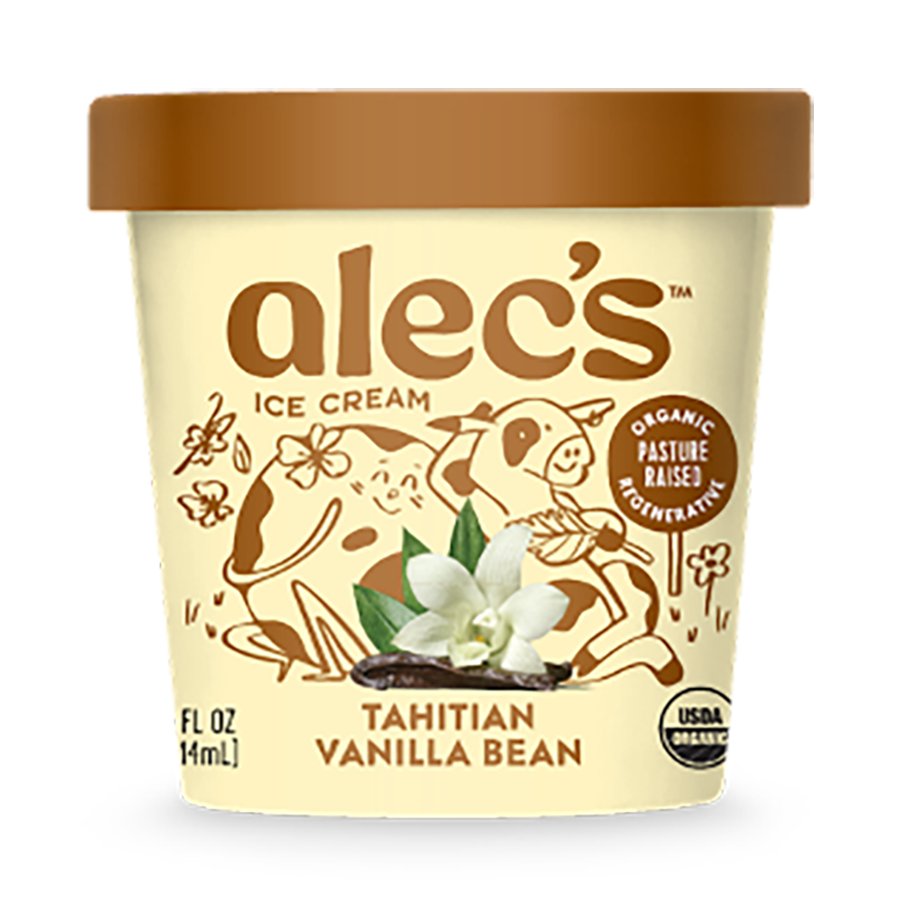 Alec's Ice Cream Tahitian Vanilla Bean Ice Cream Shop Ice Cream at HEB
