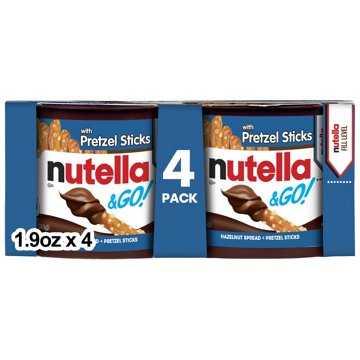 Nutella & Go! Hazelnut Spread + Pretzel Sticks Snack Packs