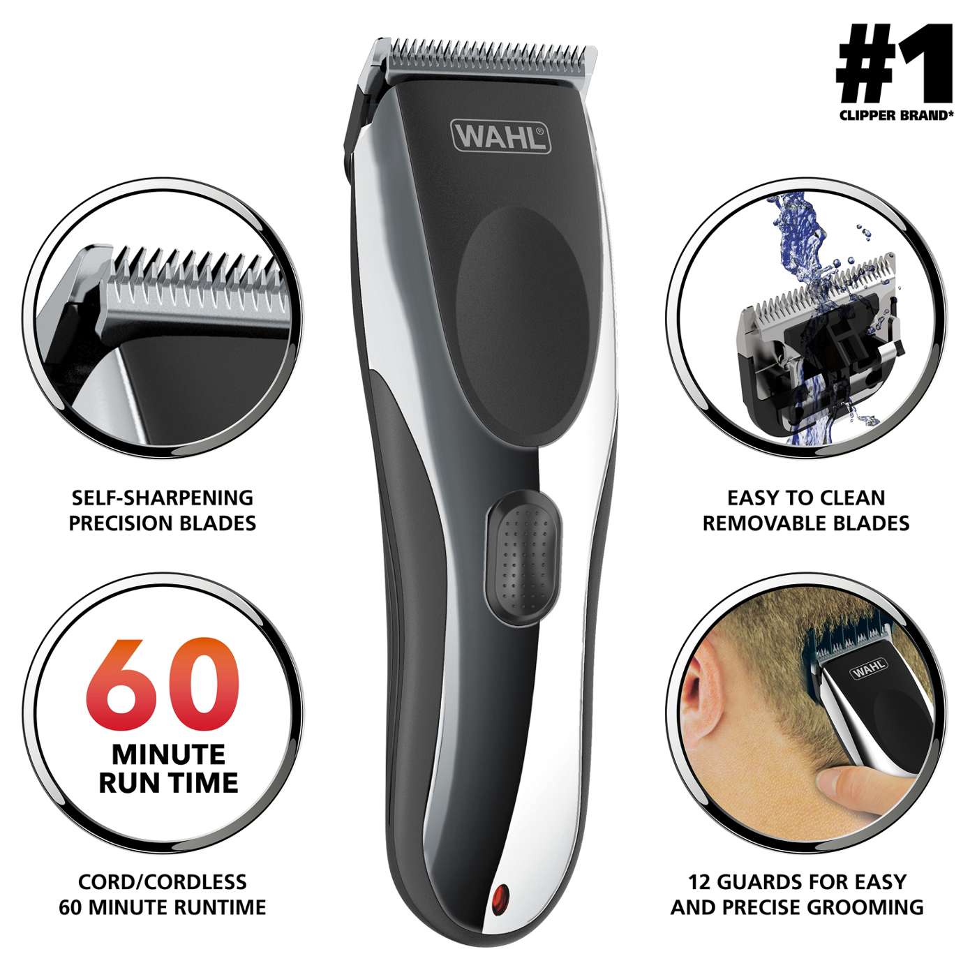 Wahl Rechargeable Haircut & Beard Trimmer Kit; image 2 of 9