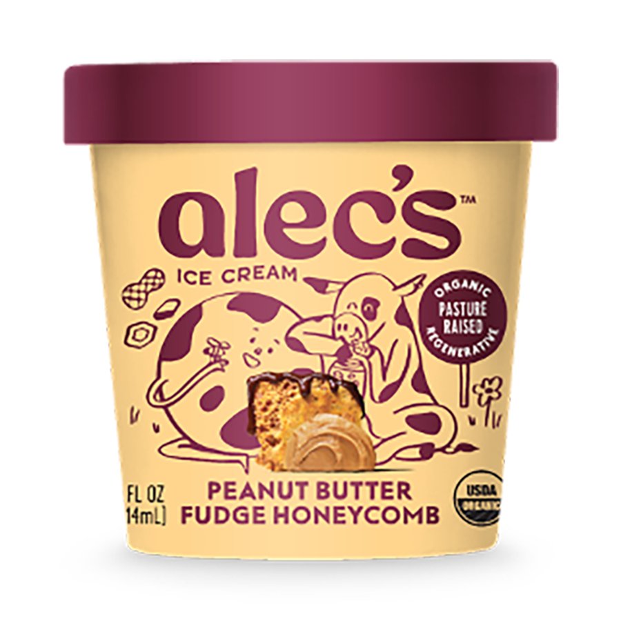 Alec's Ice Cream Peanut Butter Fudge Ice Cream Shop Ice