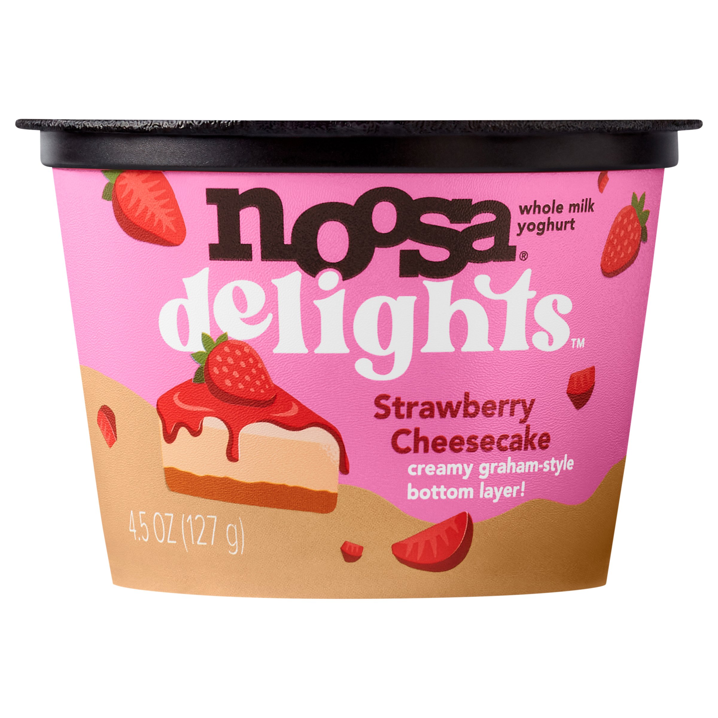 Noosa Delights Whole Milk Yoghurt Strawberry Cheesecake Shop Yogurt