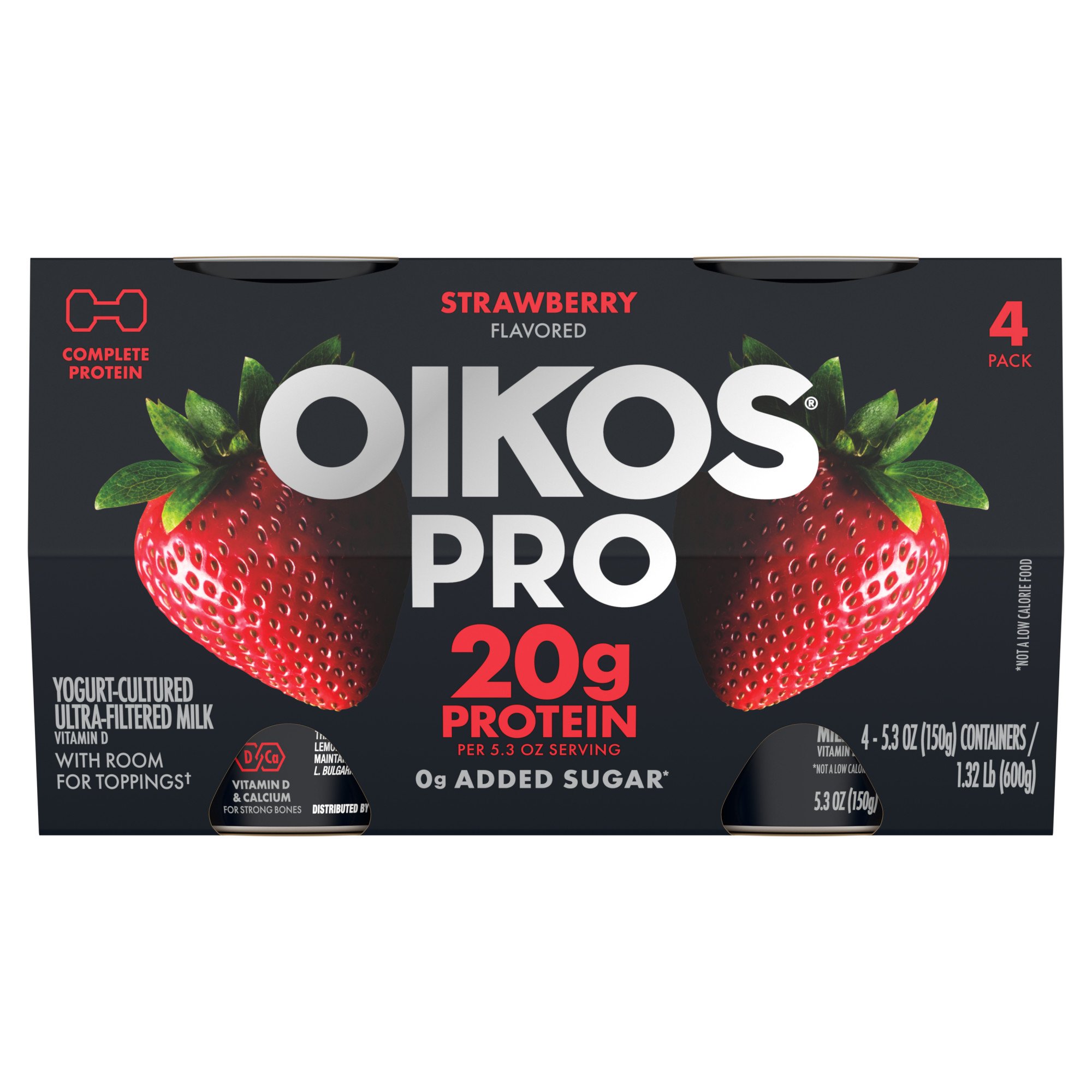 Oikos Pro 20g Protein Greek Yogurt - Strawberry - Shop Yogurt at H-E-B