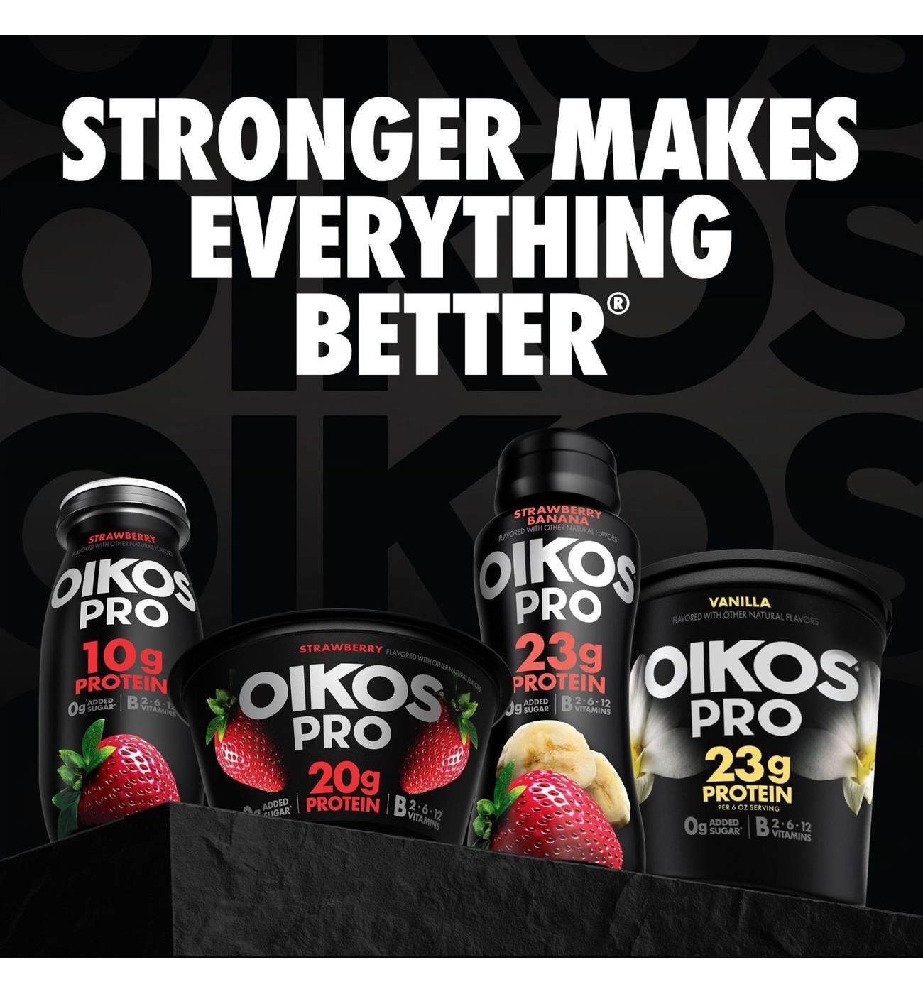 Oikos Pro 20g Protein Greek Yogurt - Strawberry; image 2 of 10