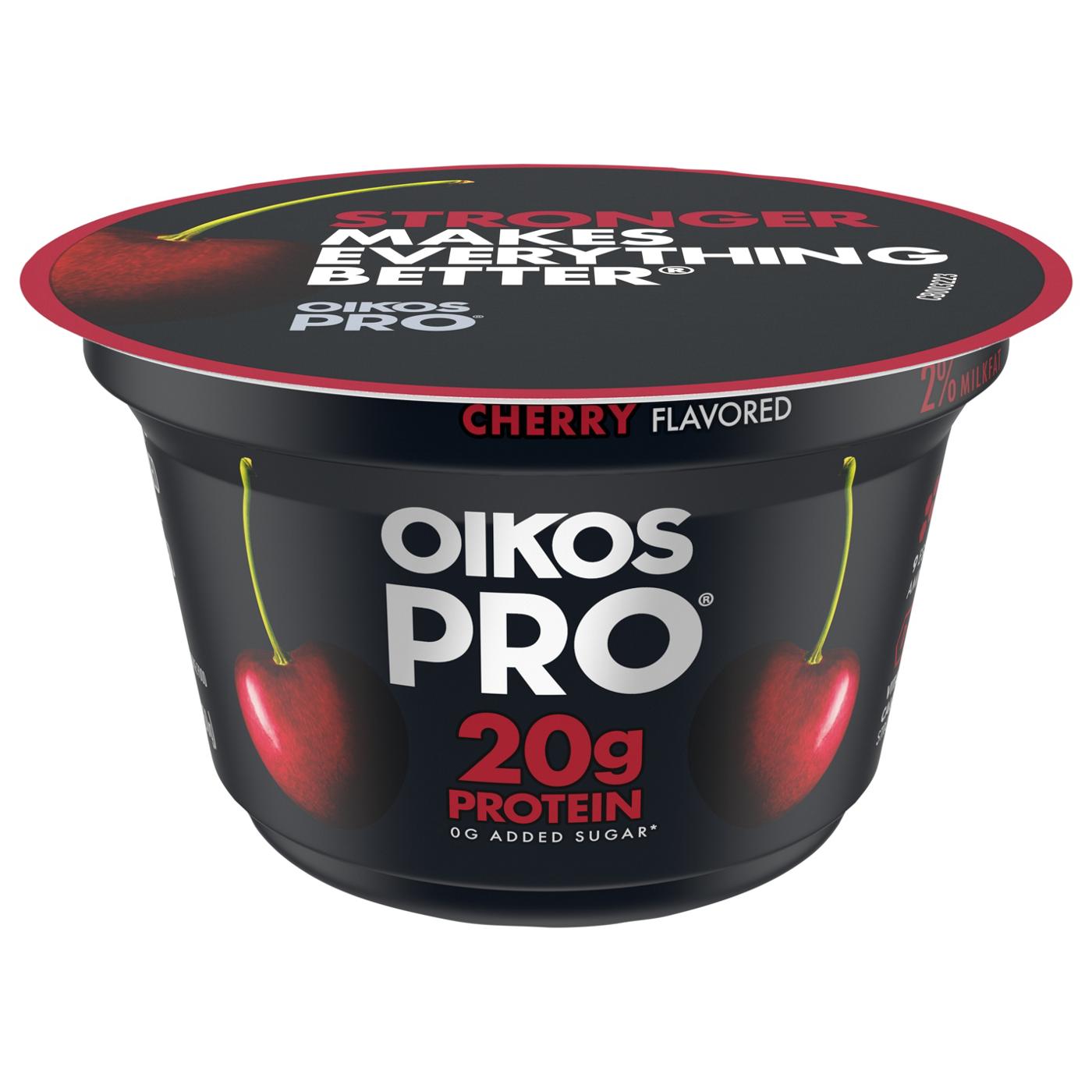 Oikos Pro 20g Protein Greek Yogurt Cherry Shop Yogurt at HEB
