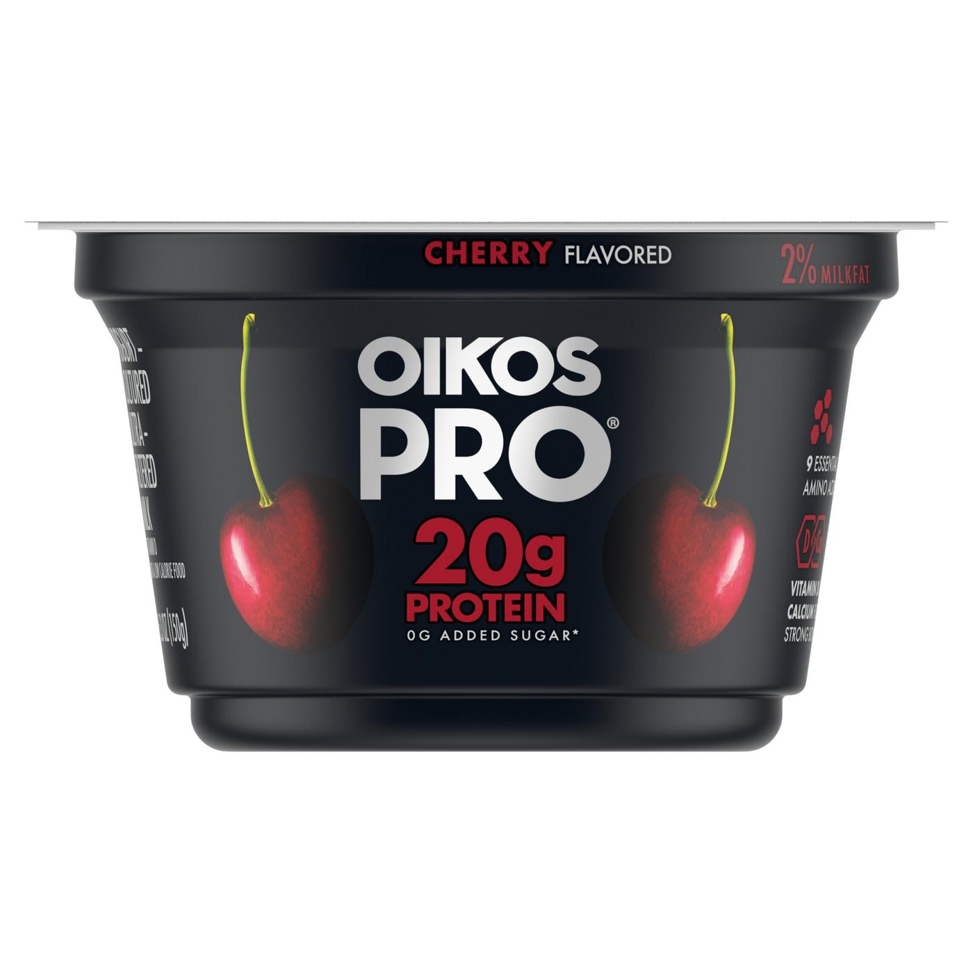 Oikos Pro 20g Protein Greek Yogurt - Cherry; image 2 of 2