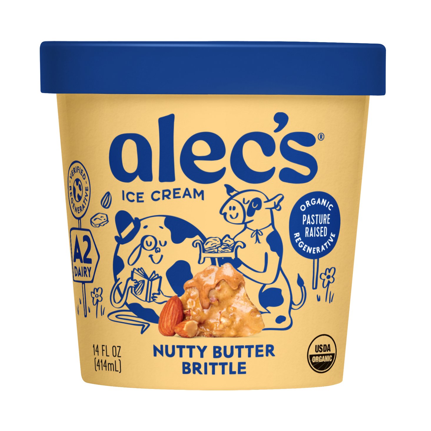 Alec's Ice Cream Nutty Butter Brittle Ice Cream Shop Ice cream at HEB