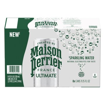 Maison Perrier Ultimate Sparkling Water 8 pk Cans