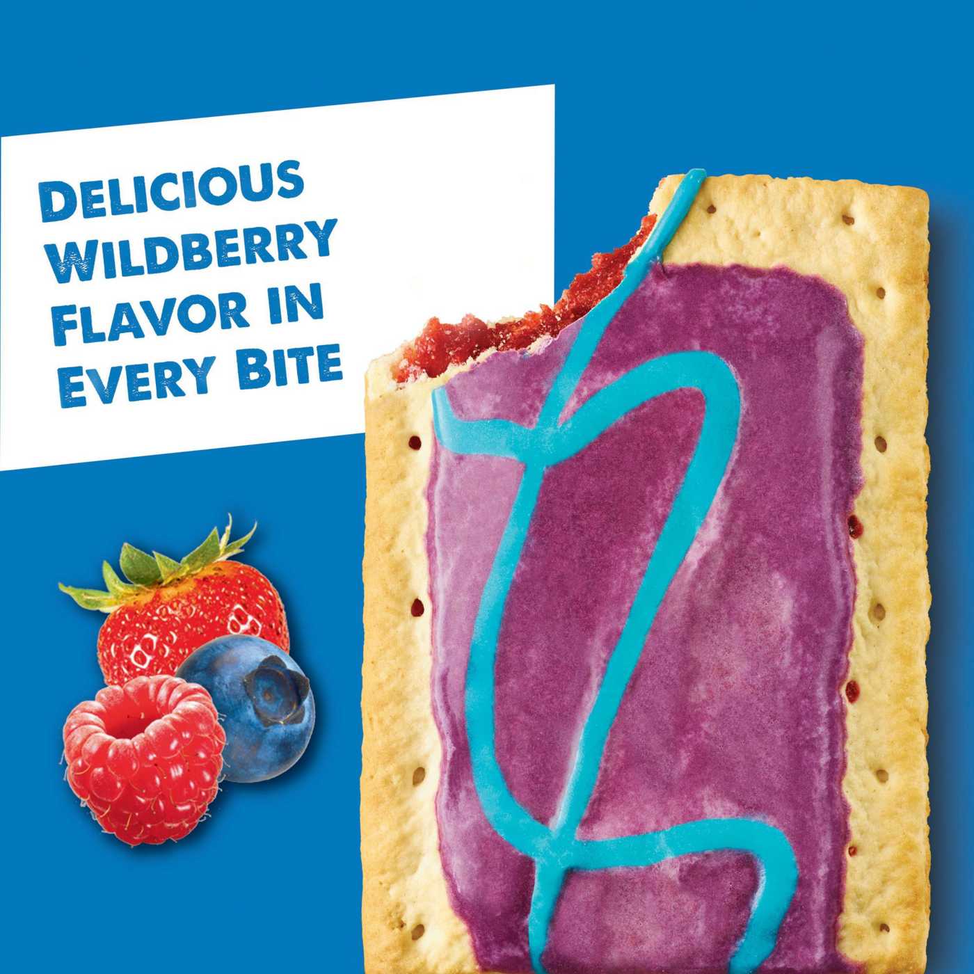 Pop-Tarts Frosted Wild Berry Toaster Pastries; image 6 of 6