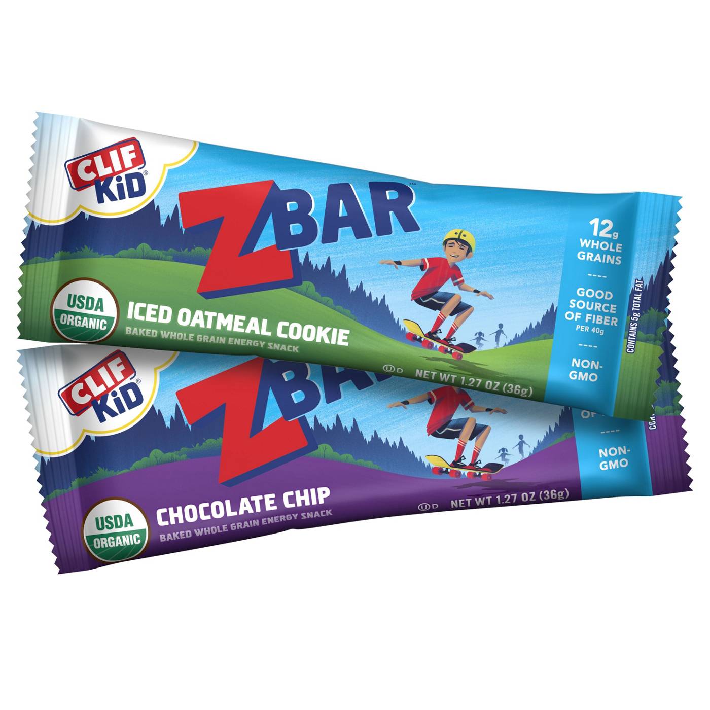 Clif Kid ZBar Energy Snack Bars Variety Pack - Chocolate Chip & Oatmeal Cookie; image 6 of 6