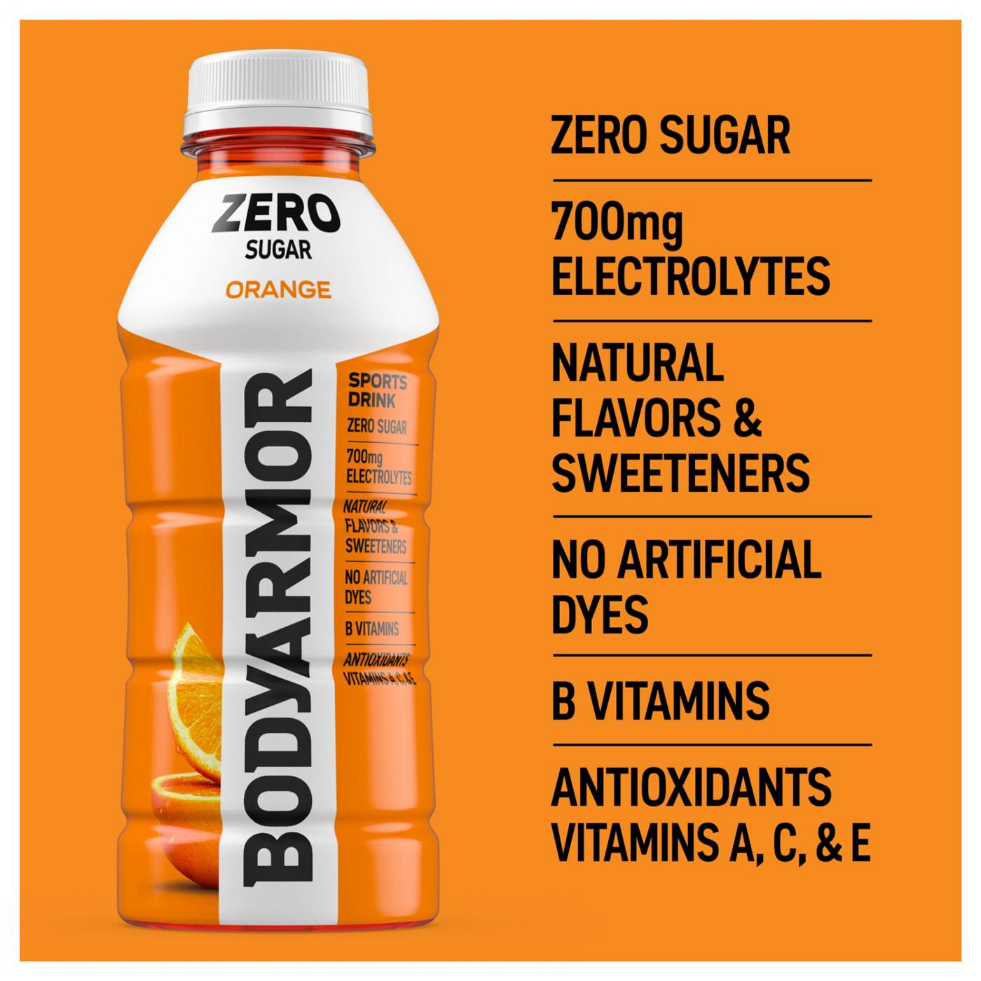 BODYARMOR Zero Sugar Sports Drink - Orange; image 6 of 7