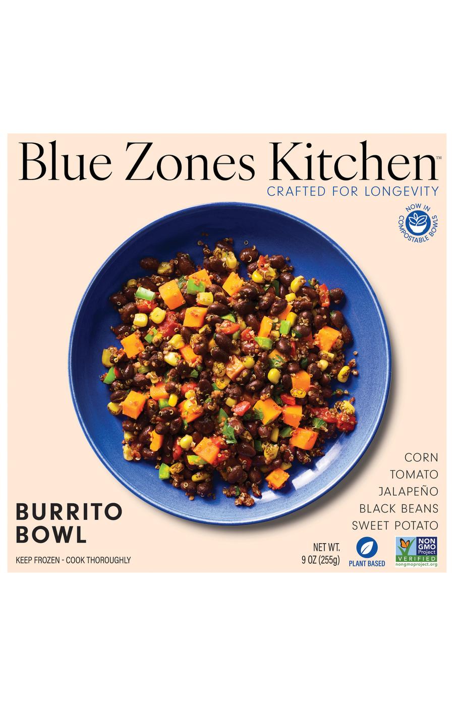 Blue Zones Kitchen Plant Based Burrito Bowl; image 1 of 3
