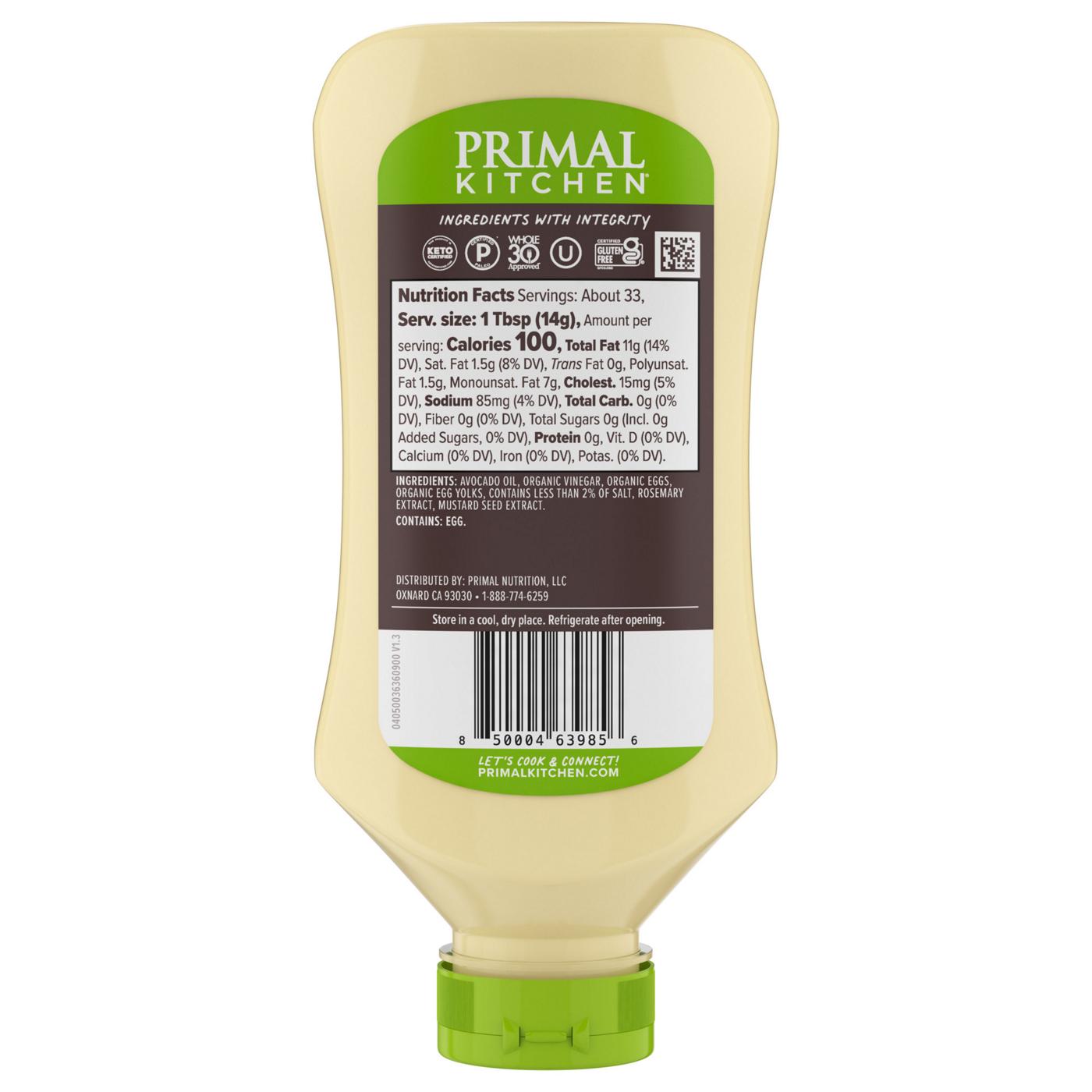 Primal Kitchen Avocado Oil Mayonnaise; image 3 of 3