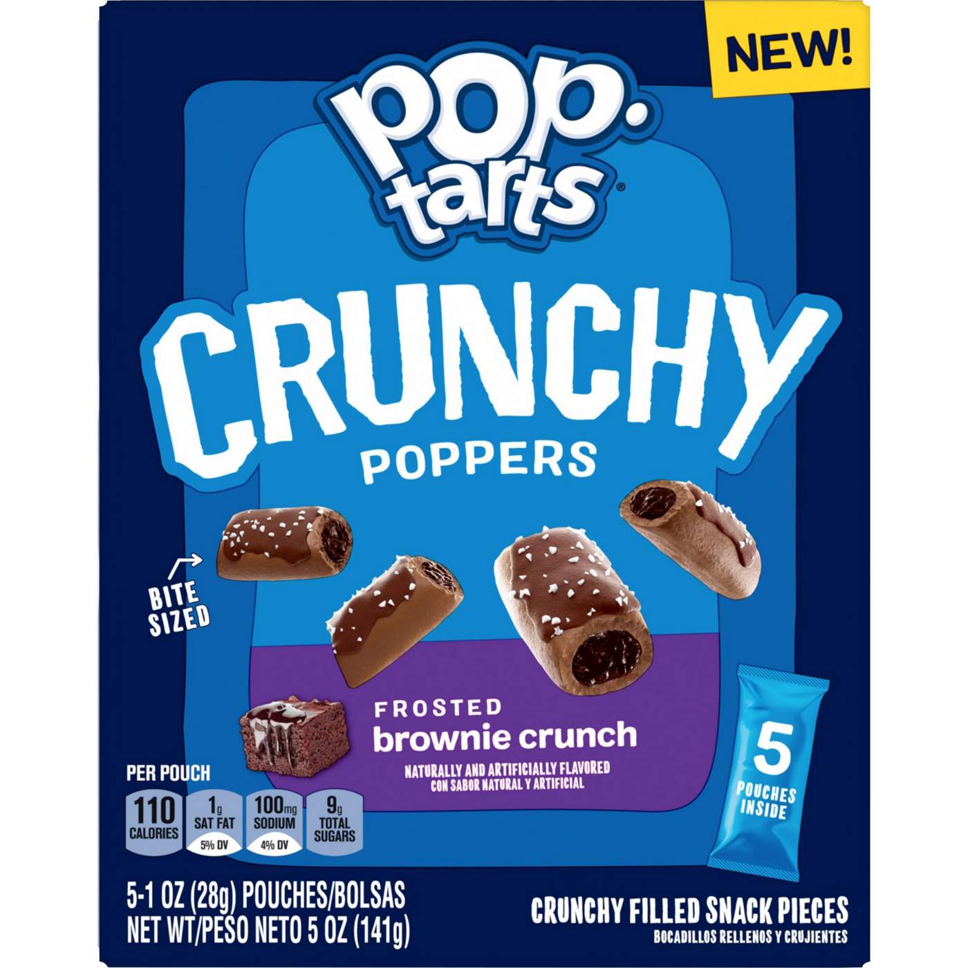 Pop-Tarts Crunchy Poppers Frosted Brownie Crunch Crunchy Filled Snack Pieces; image 1 of 6