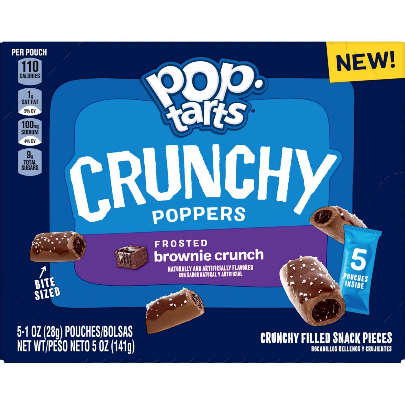 Pop-Tarts Crunchy Poppers Frosted Brownie Crunch Crunchy Filled Snack Pieces; image 5 of 6