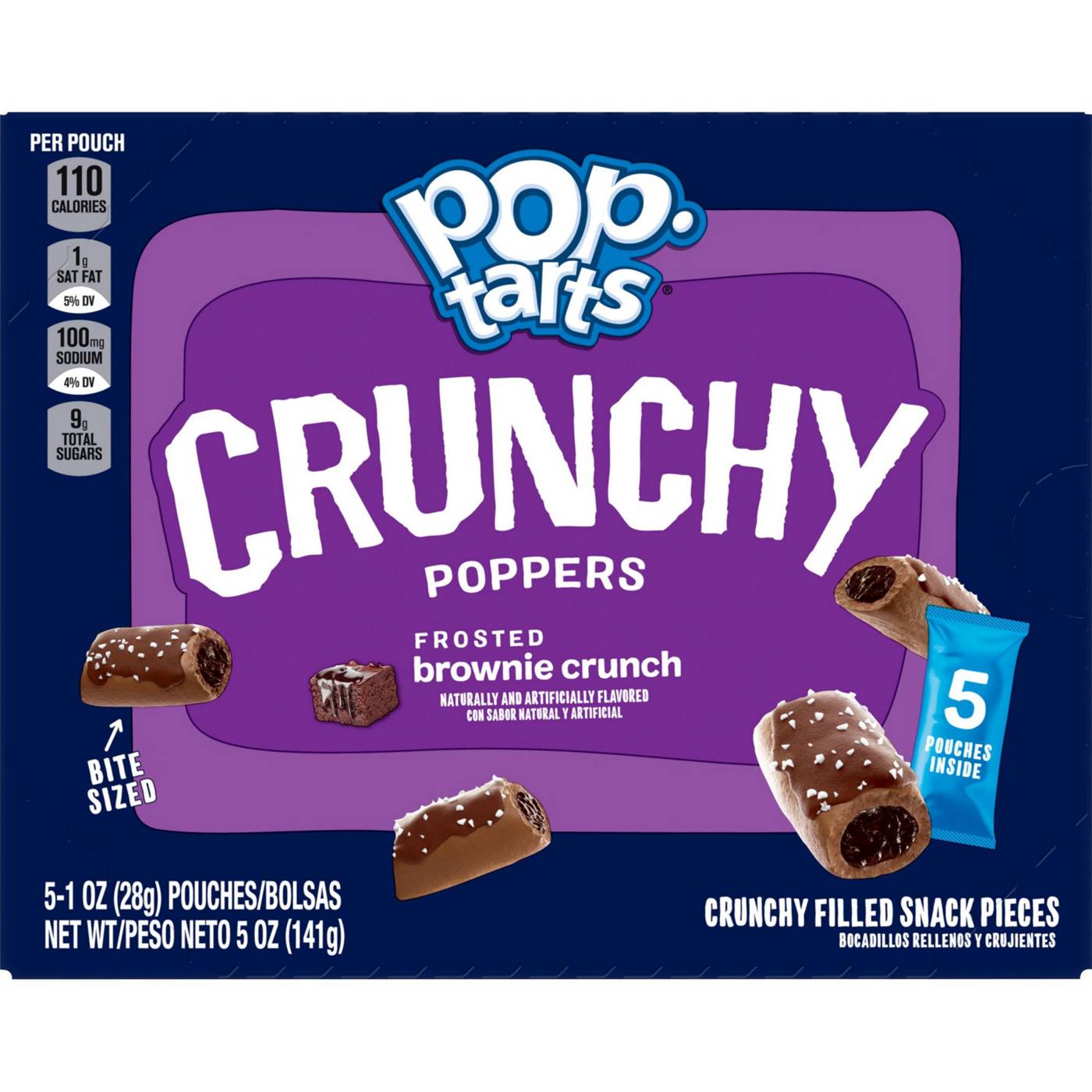 Pop-Tarts Crunchy Poppers Frosted Brownie Crunch Crunchy Filled Snack Pieces, 5 oz; image 7 of 7