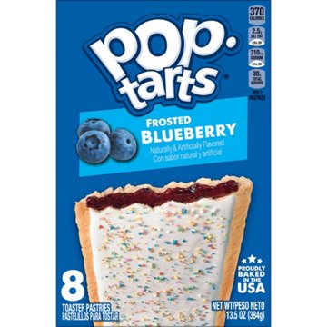 Pop-Tarts Frosted Blueberry Toaster Pastries, 13.5 oz, 8 ct