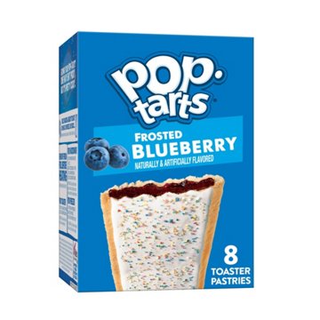 Pop-Tarts Frosted Blueberry Toaster Pastries, 13.5 oz, 8 ct