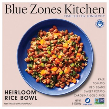 Blue Zones Kitchen Heirloom Rice Bowl Frozen Meal, 9 oz
