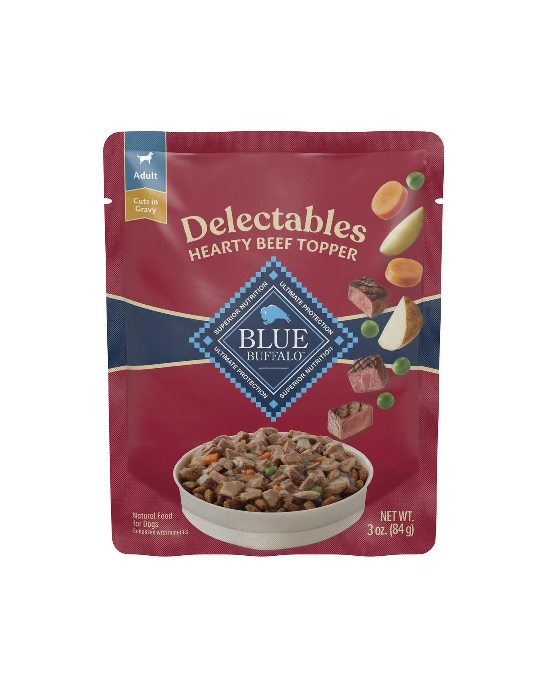 Blue Buffalo Delectables Beef Topper Wet Dog Food; image 1 of 2