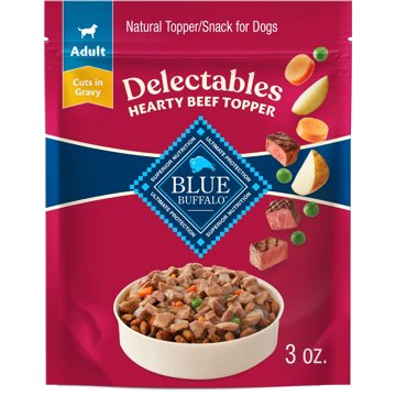 Blue Buffalo Delectables Wet Dog Food Toppers - Beef