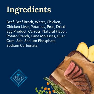 Blue Buffalo Delectables Wet Dog Food Toppers - Beef