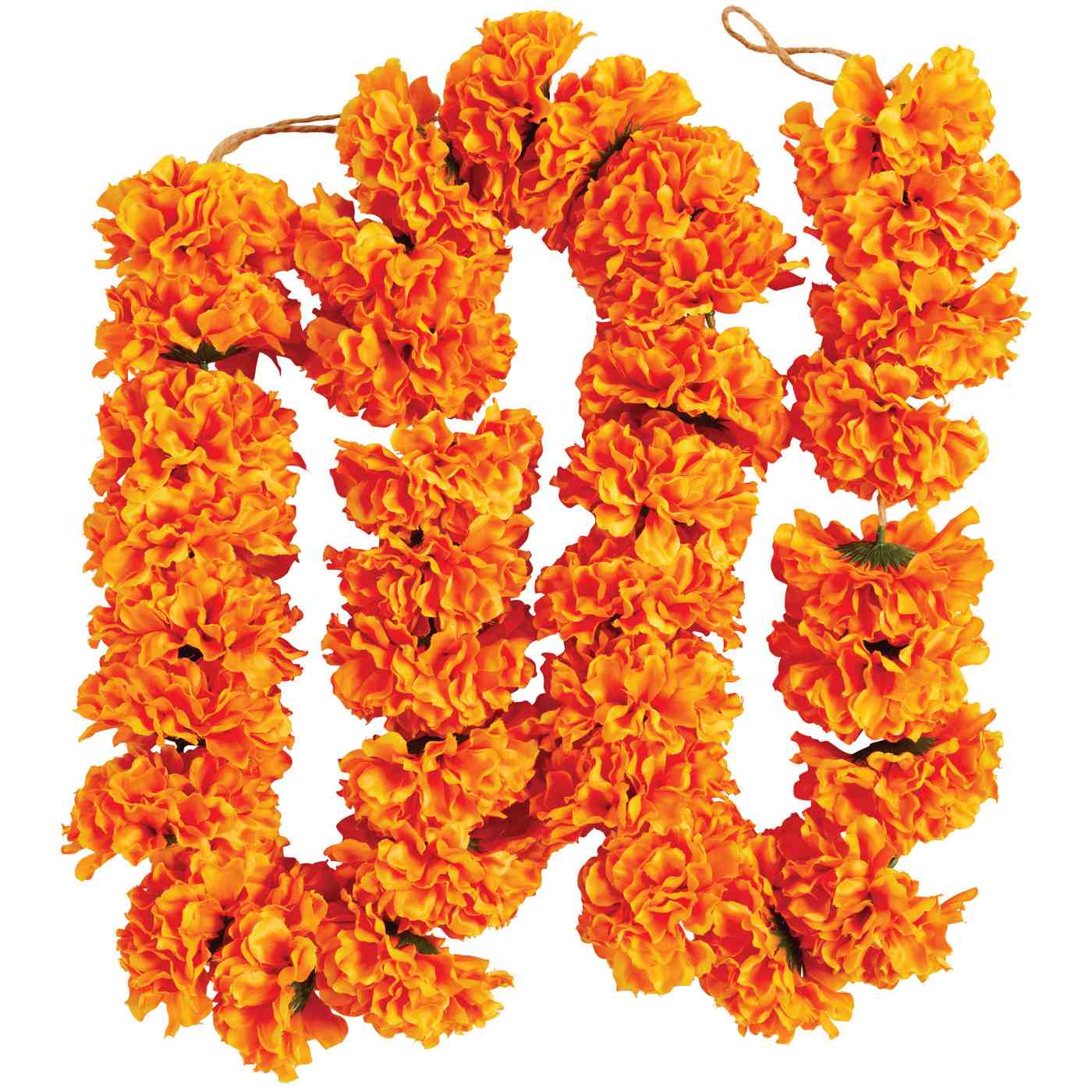 Destination Holiday Dia de los Muertos Marigold Garland; image 1 of 3