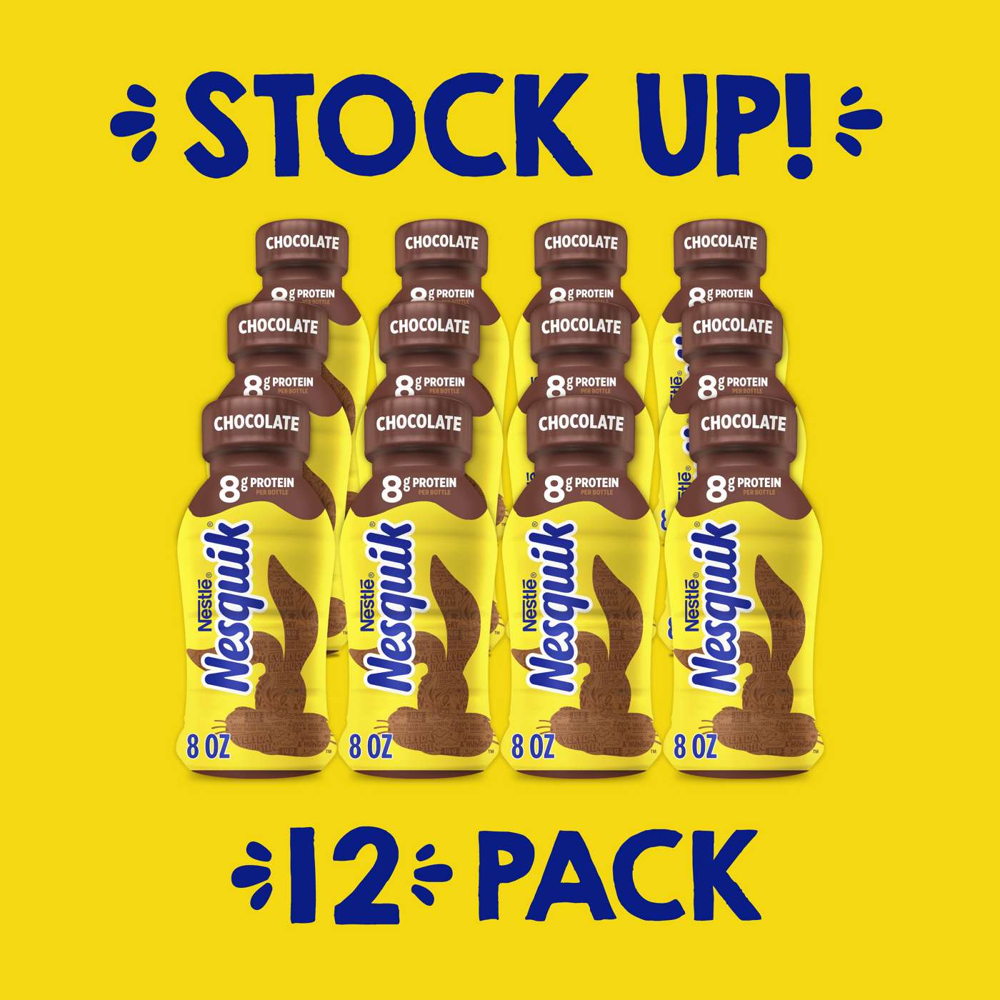Nestle Nesquik Lowfat Chocolate Milk 12 pk Bottles; image 6 of 8