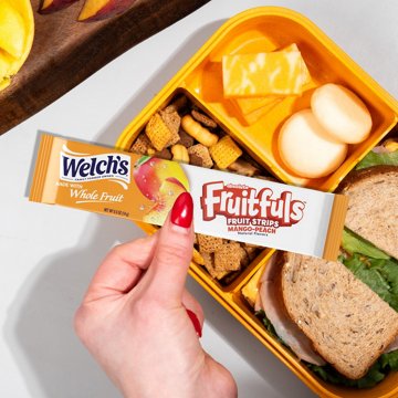 Welch's Fruitfuls Mango Peach Fruit Strips, 10 ct