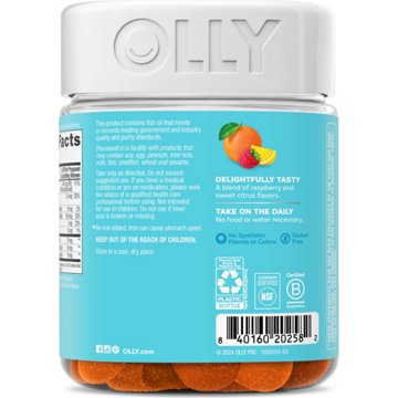 OLLY Prenatal Multivitamin Folic Acid, DHA, & Omega-3 Gummies - Sweet Citrus, 84 ct
