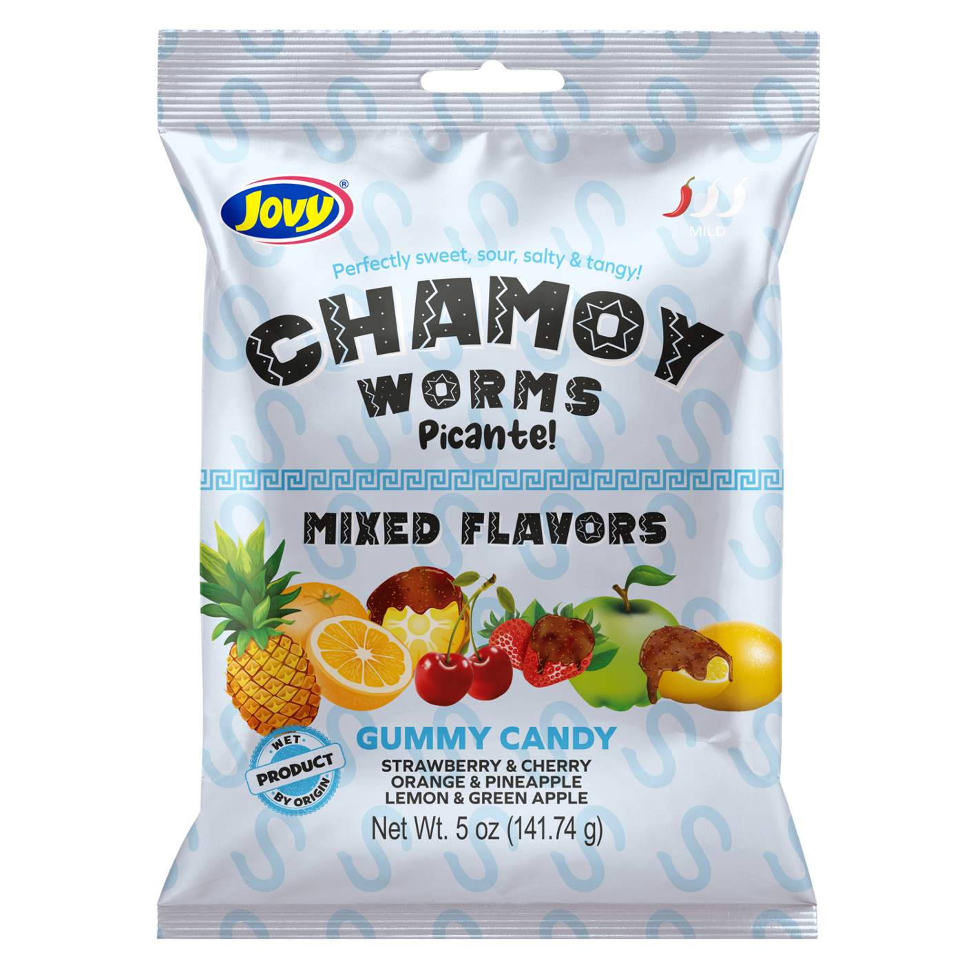 Jovy Chamoy Worms Gummy Candy; image 1 of 2