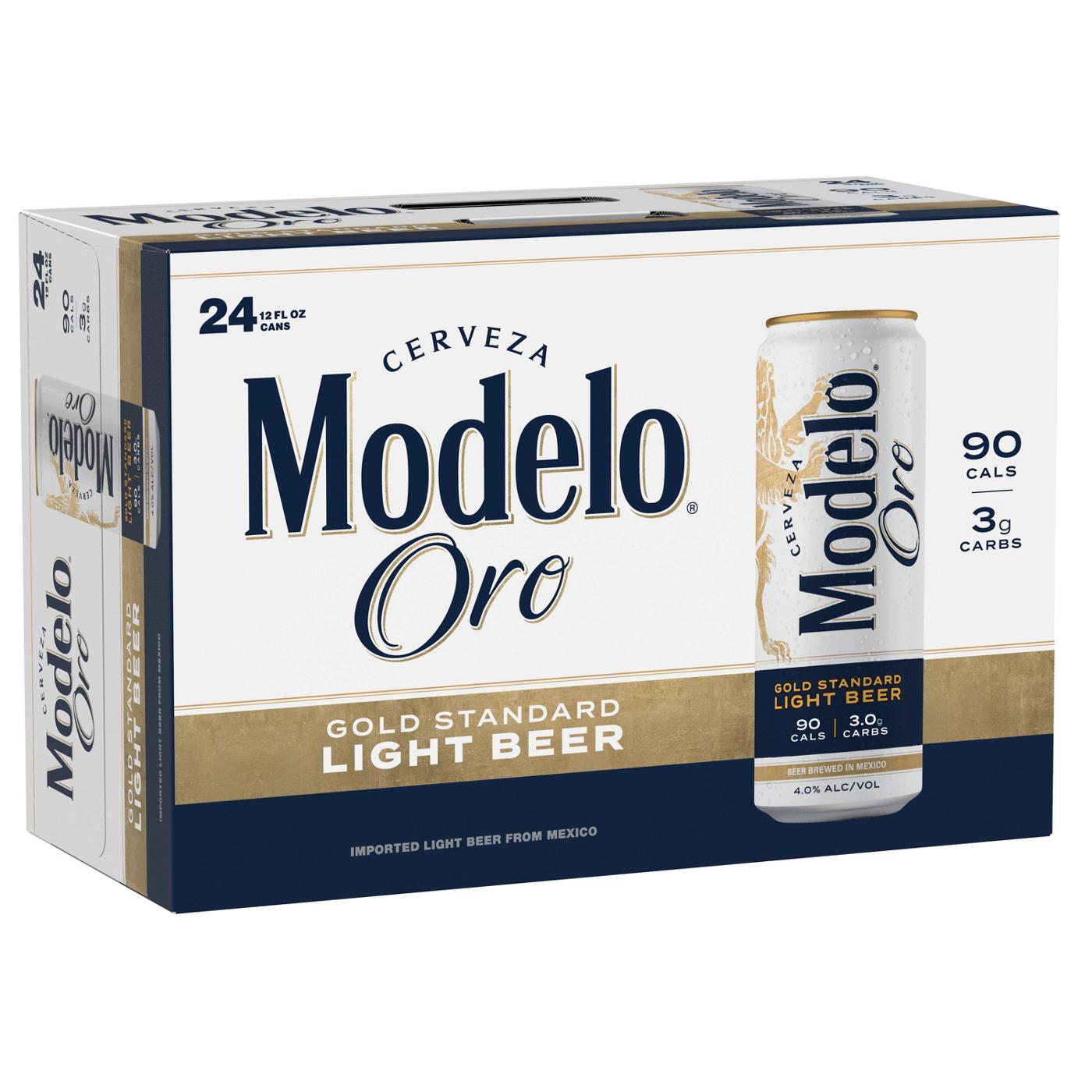 Modelo Oro Mexican Lager Import Light Beer 24 pk Cans; image 1 of 7