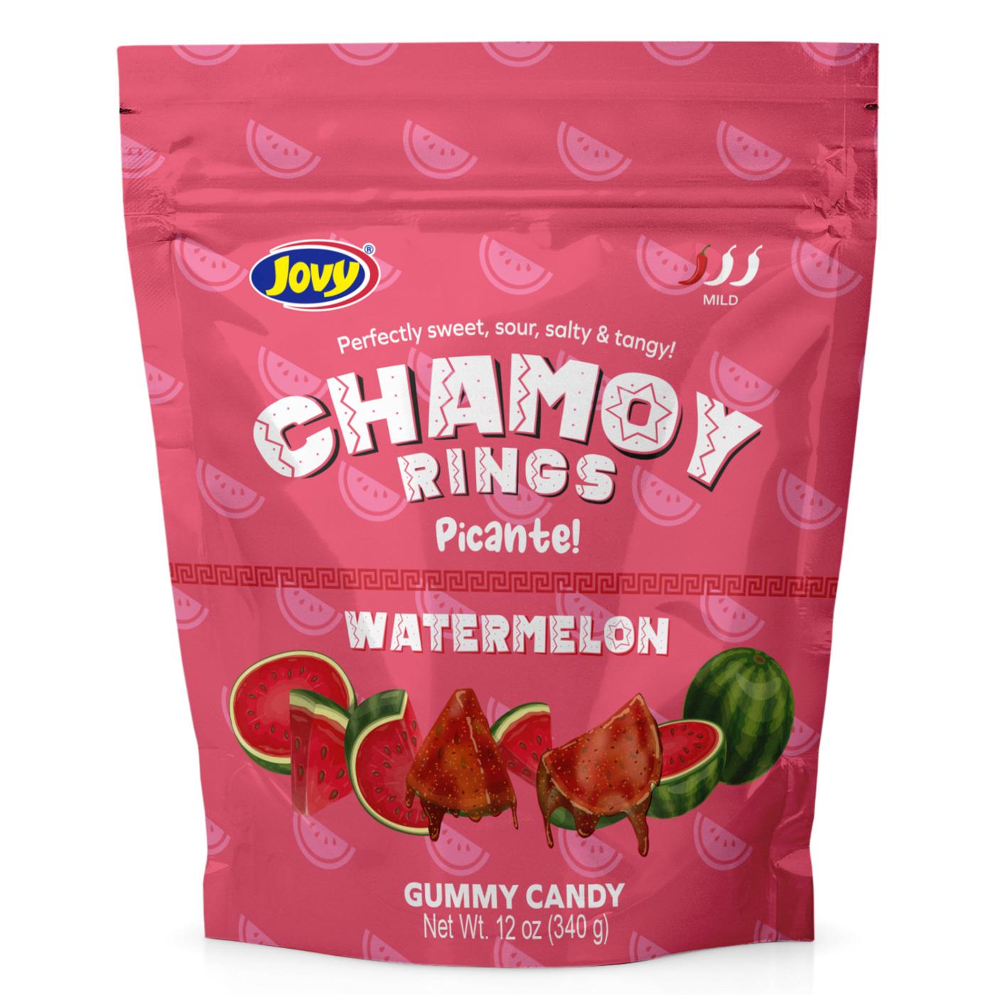 Jovy Chamoy Watermelon Rings Candy; image 1 of 2