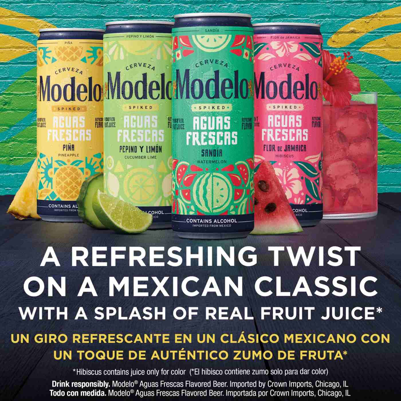 Modelo Spiked Aguas Frescas Spiked Frescas Variety Pack 12 pk Cans; image 2 of 8