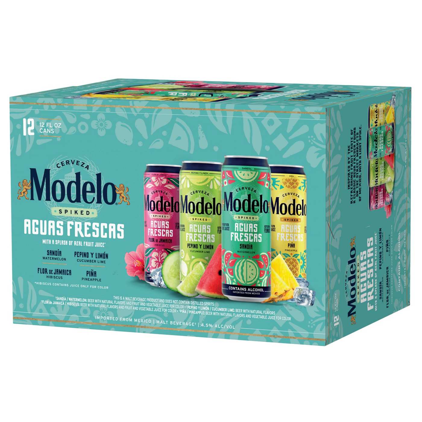 Modelo Spiked Aguas Frescas Spiked Frescas Variety Pack 12 pk Cans; image 4 of 8