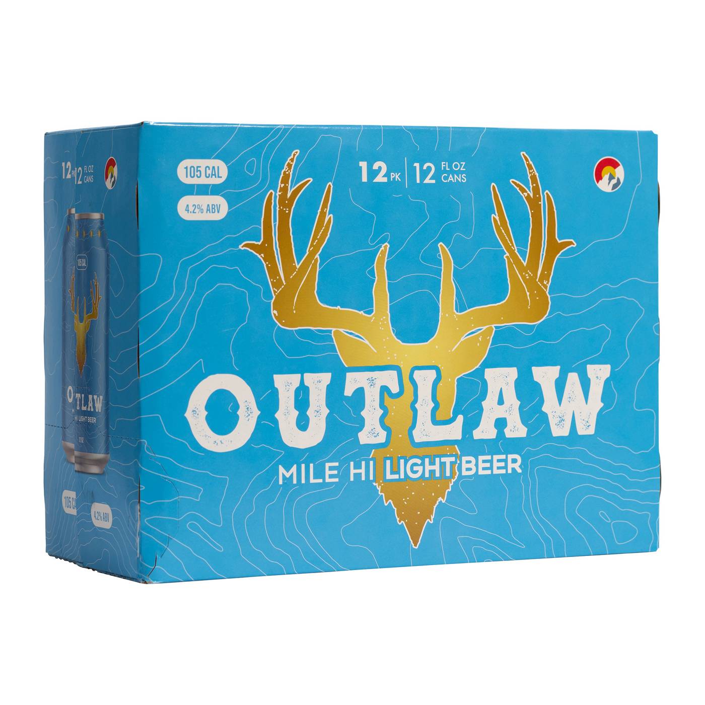 Outlaw Light Beer 12 pk Cans; image 2 of 2