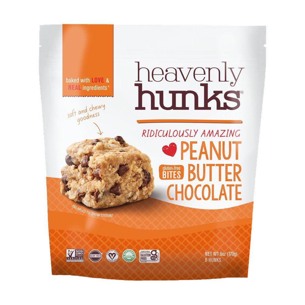Heavenly Hunks Peanut Butter Chocolate GlutenFree Bites Shop Cookies at HEB