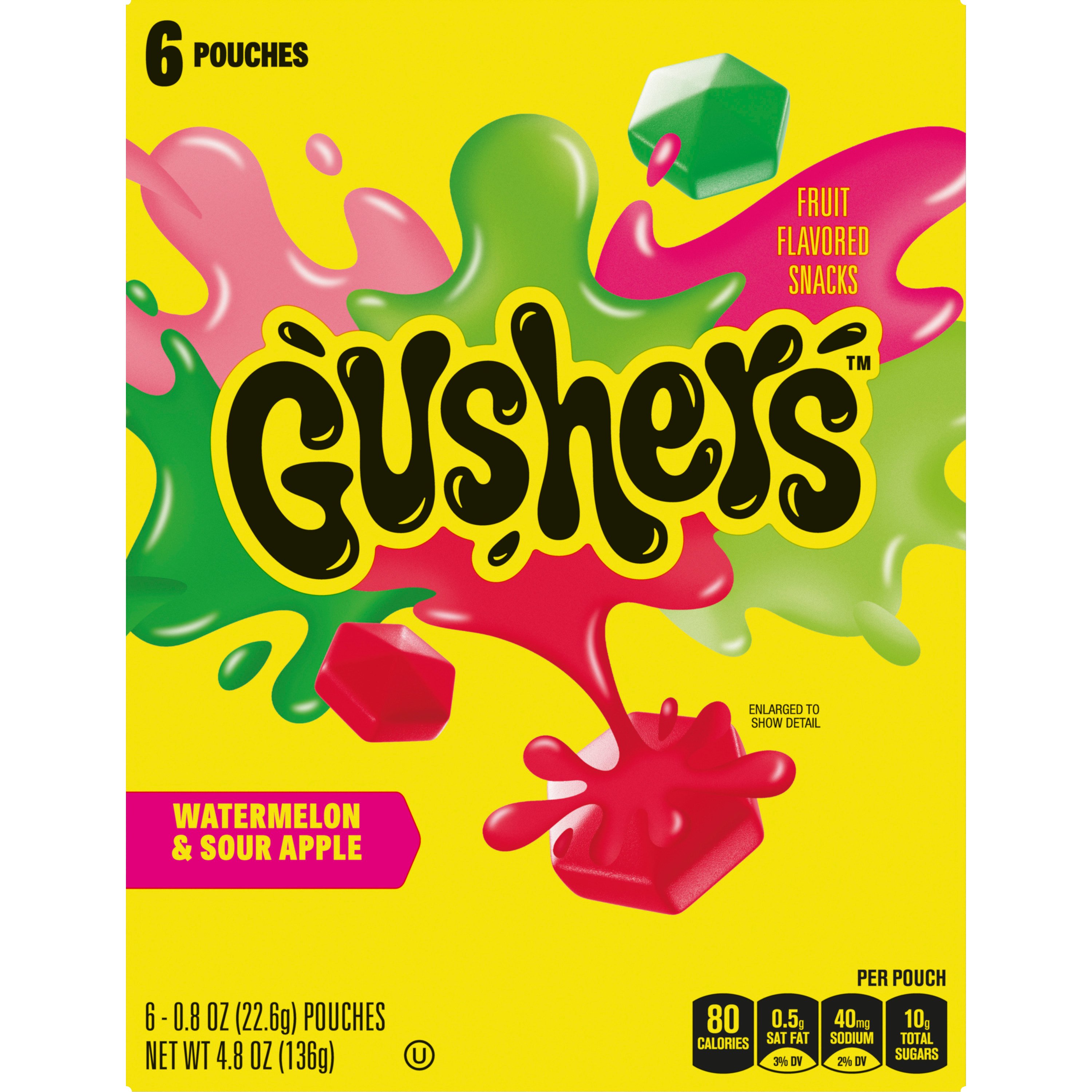Fruit Gushers Watermelon & Sour Apple Fruit Snacks Shop Fruit snacks