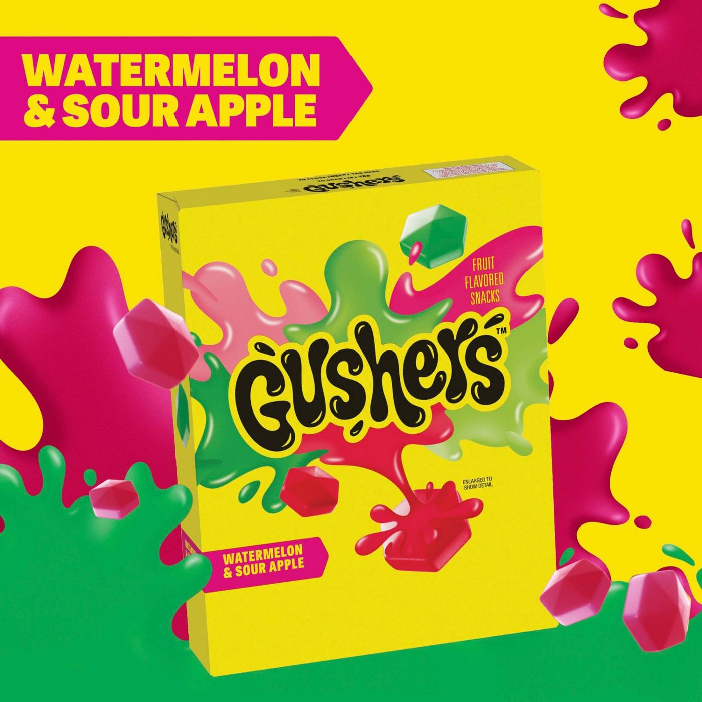 Gushers Watermelon & Sour Apple Fruit Snacks; image 2 of 3