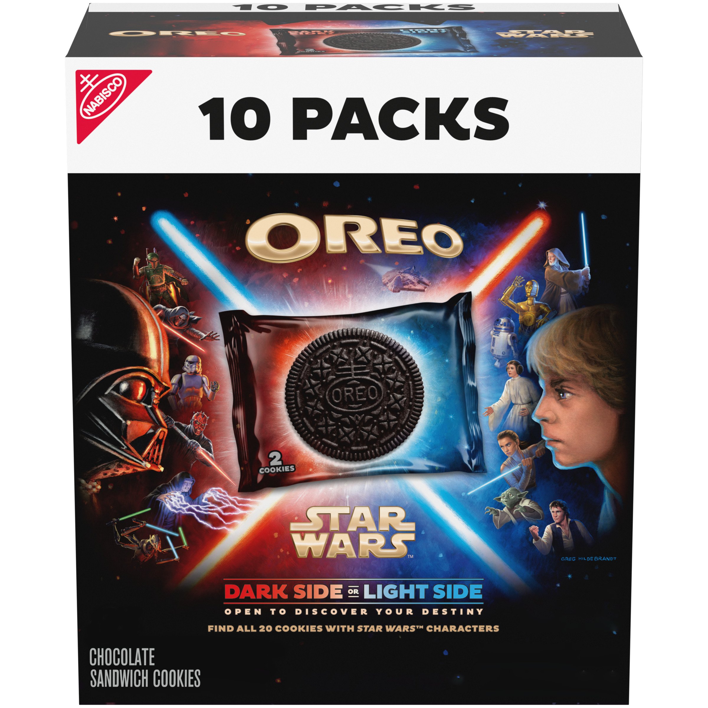 OREO Star Wars Chocolate Sandwich Cookies Multipack - Shop Cookies at H-E-B