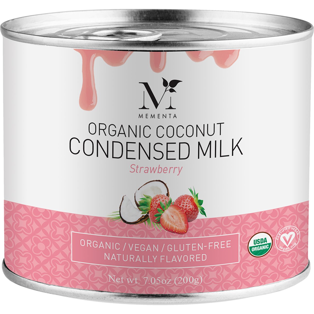Mementa Organic Coconut Condensed Milk Strawberry Shop Evaporated